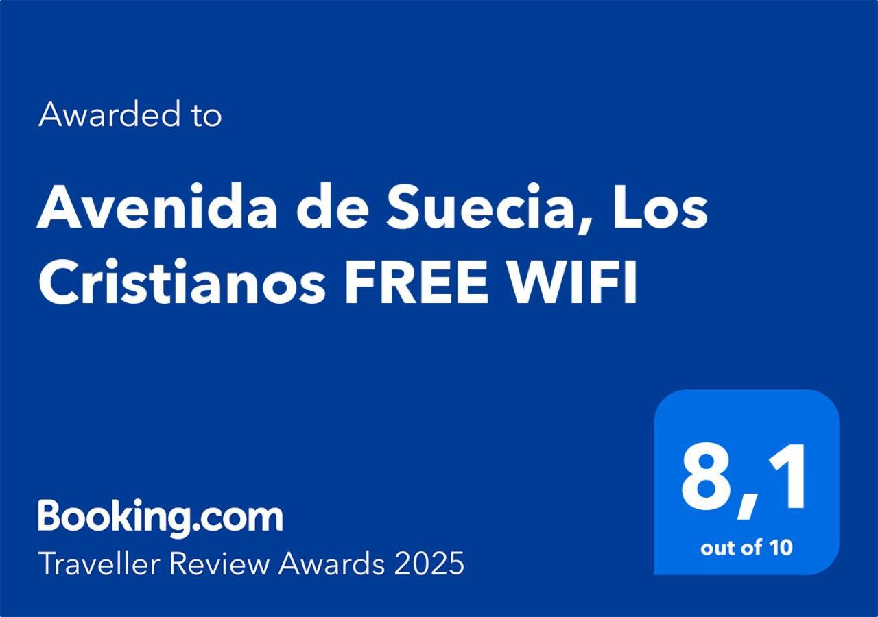 Avenida De Suecia, Los Cristianos Free Wifi Arona  Extérieur photo
